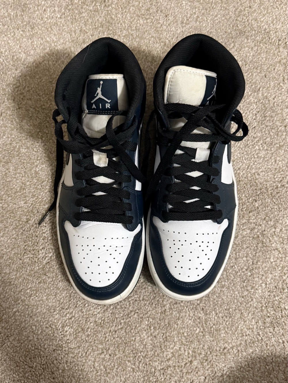 Nike Men's Sneakers - White & Navy